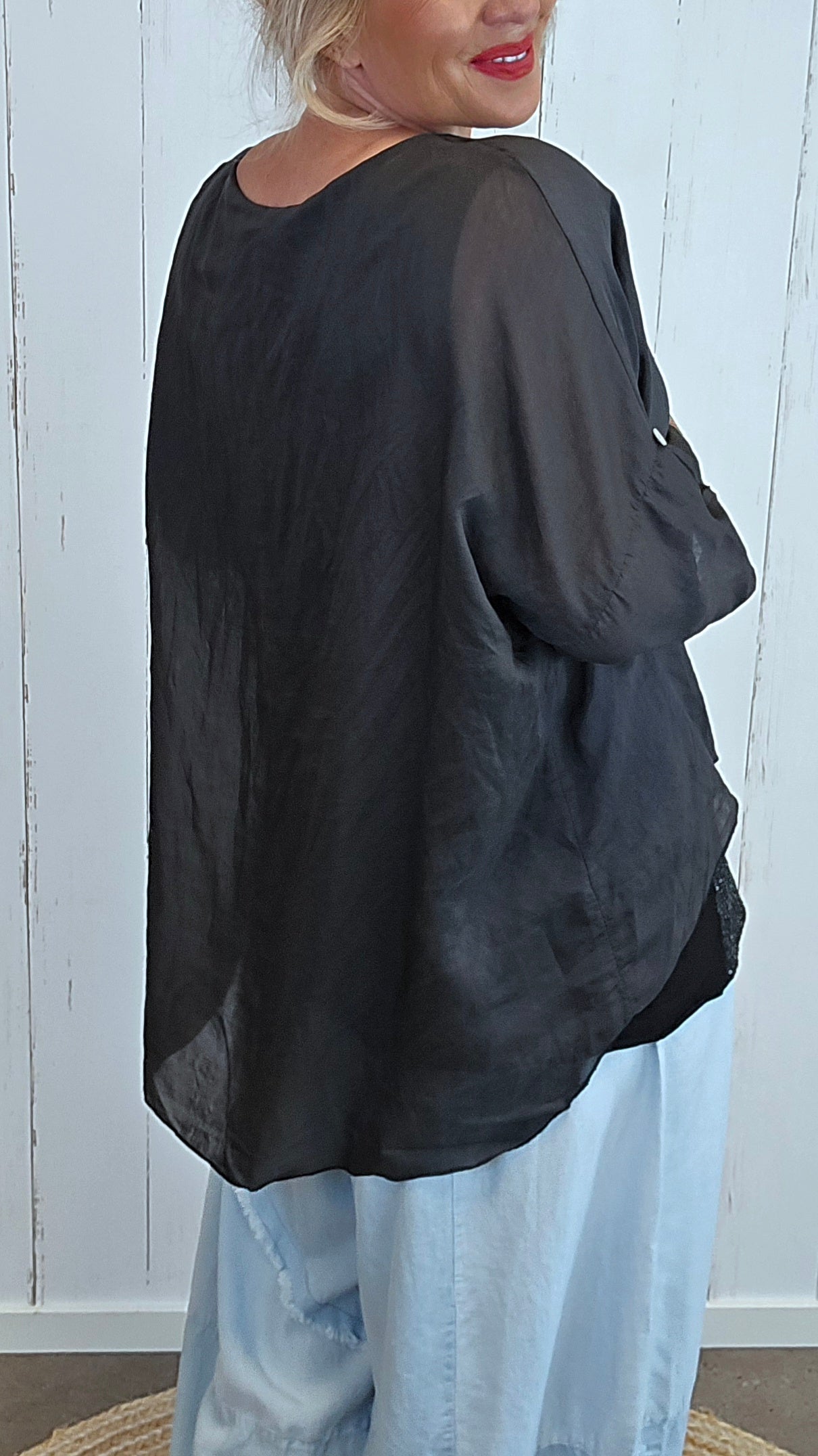 Gaya Lag-på-Lag Topp svart