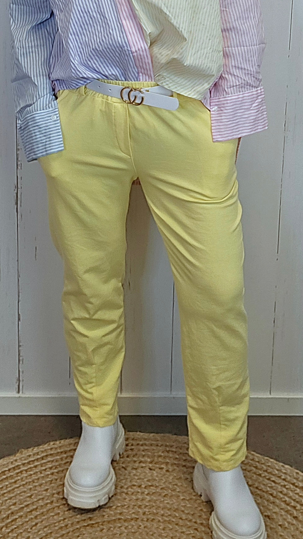 Milla bukse gul