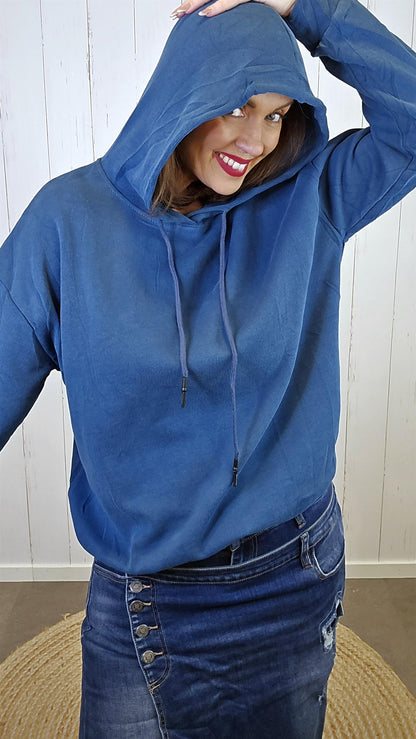 Beverely Hette Genser Blå