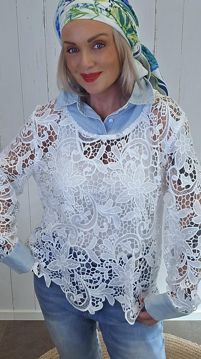 Kayla blonde topp