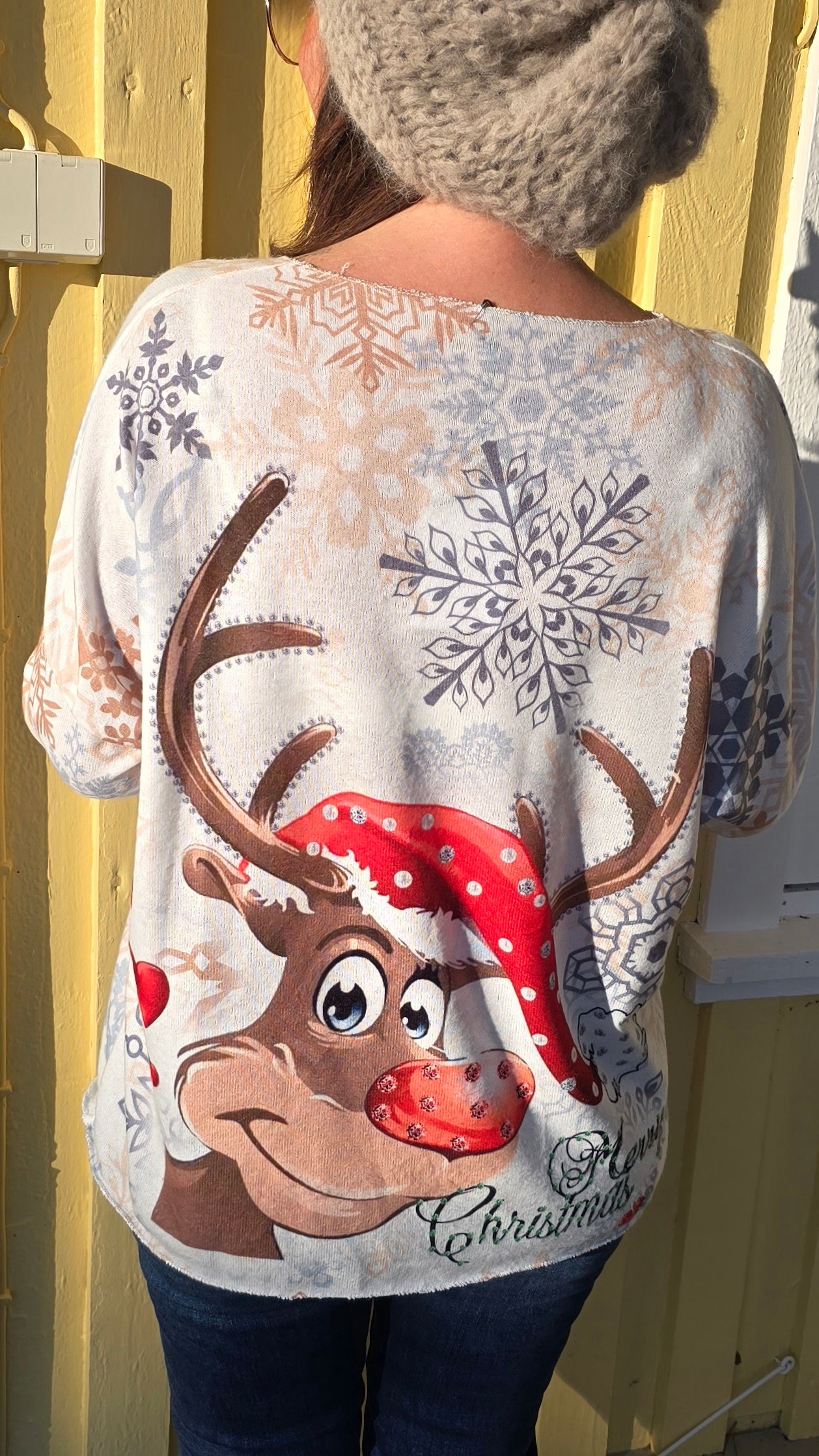 Reinsdyr Julegenser Hvit