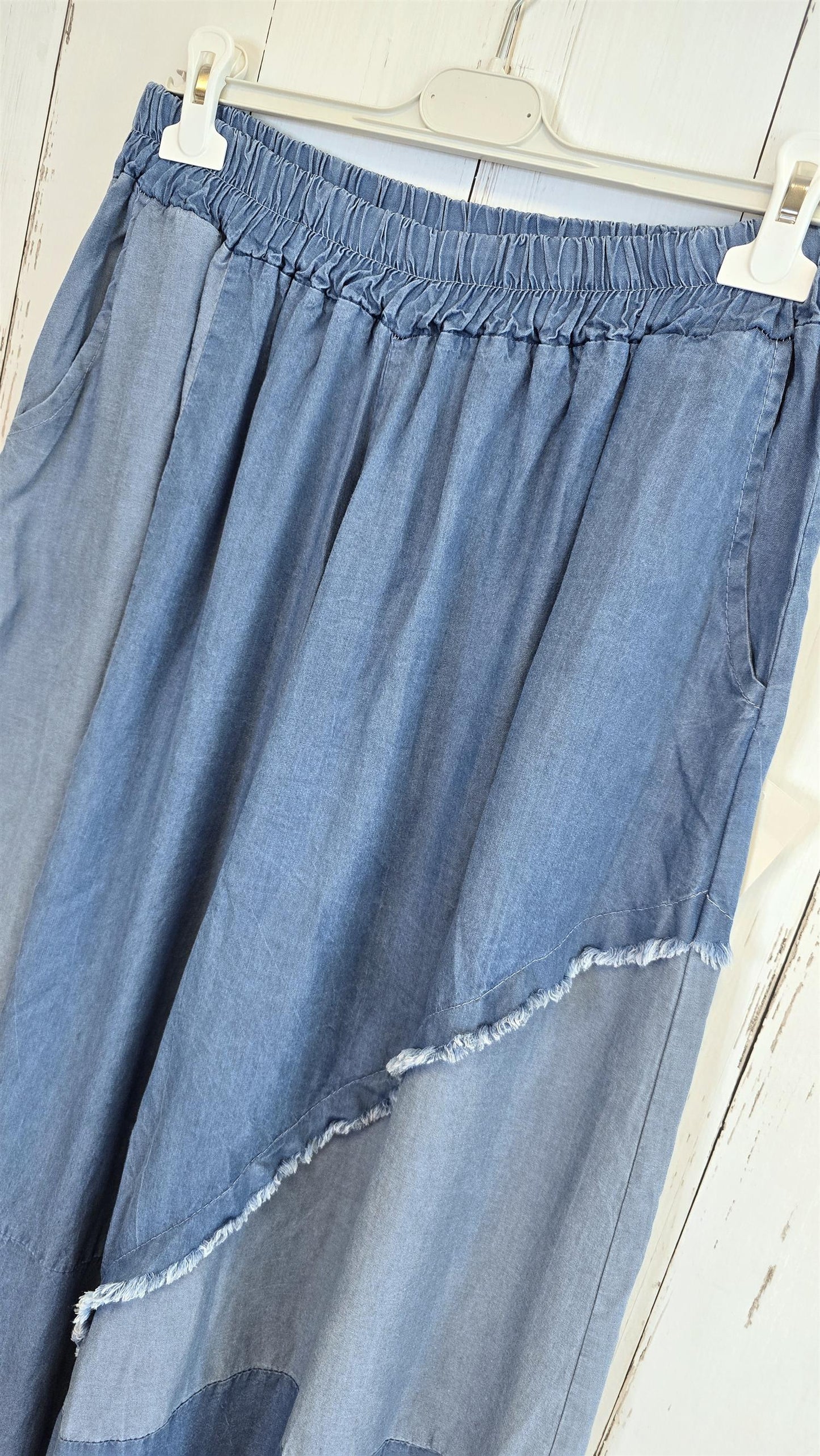 Molly bukse denim blå
