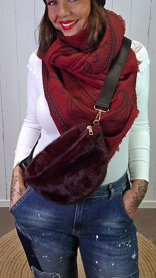 Marina veske burgunder