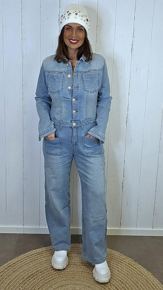 Nancy jumpsuit lys denim