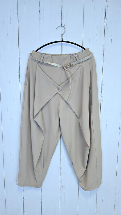 Sofie wrap bukse beige