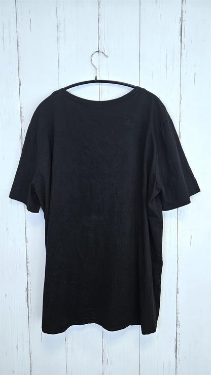 Lina svart basic t-skjorte