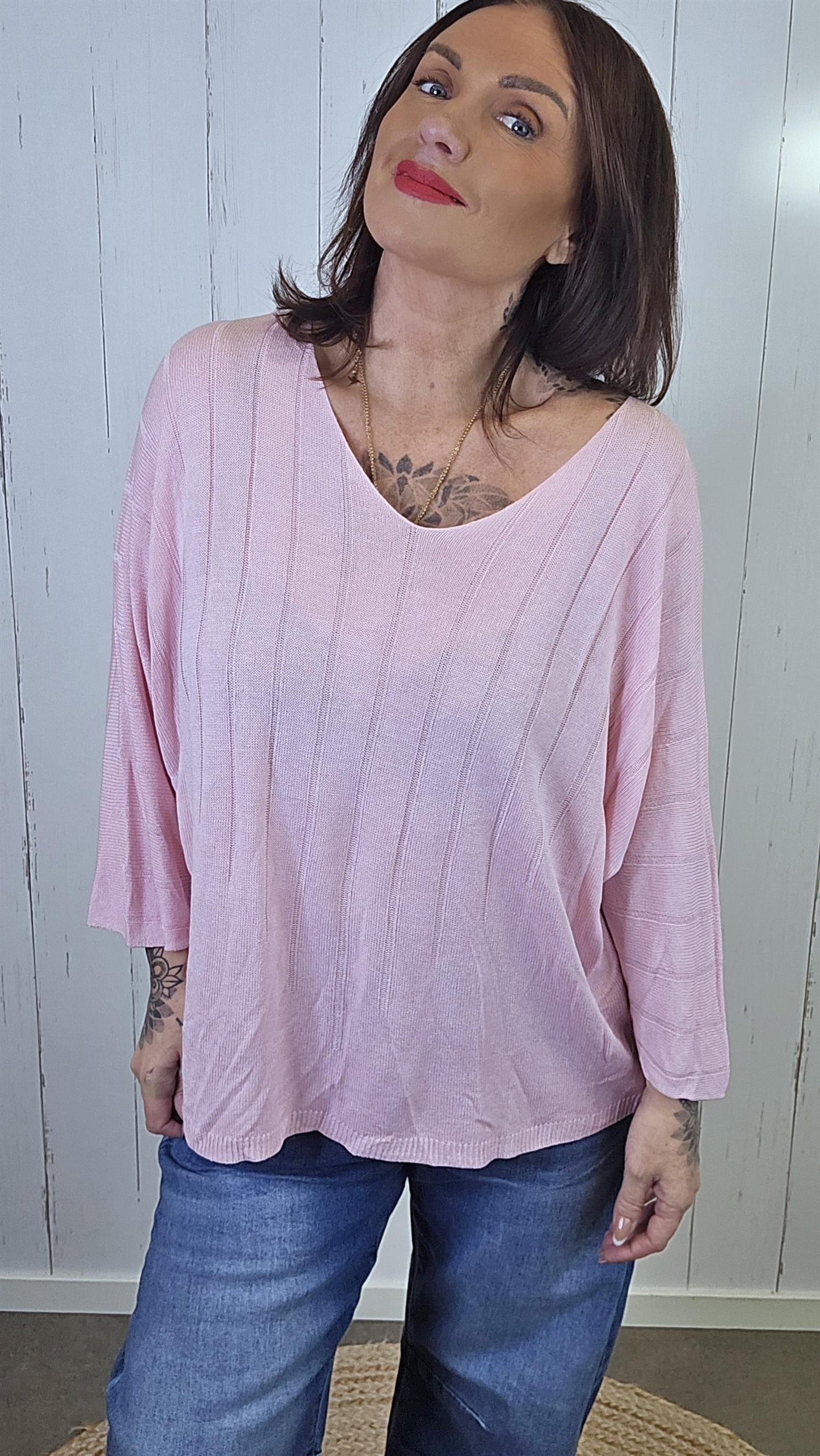 Mia tynn og myk topp rosa