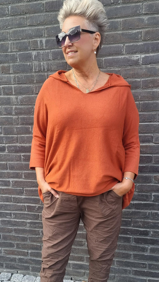 Alma hettegenser rust