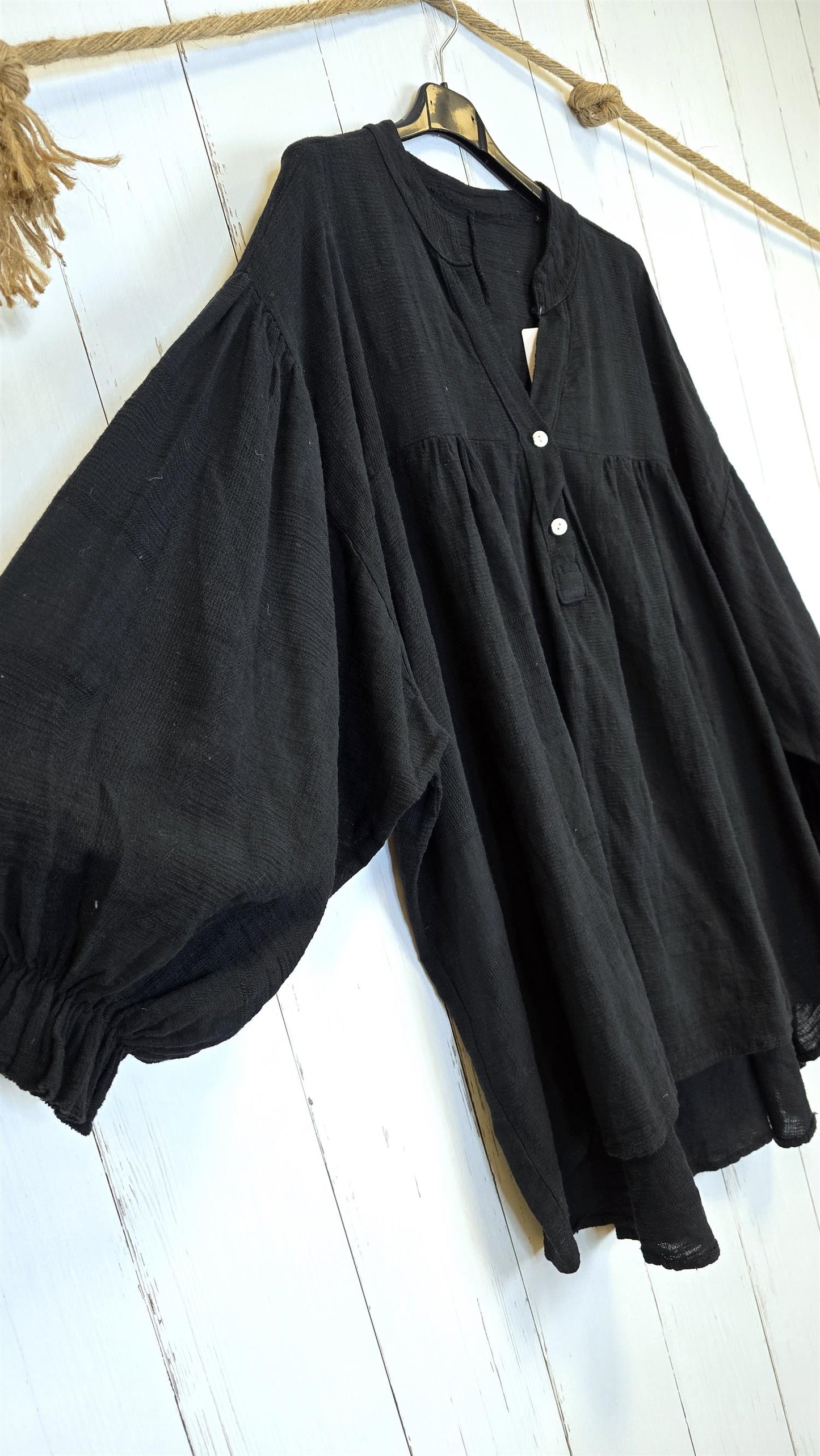 Rikke bluse svart