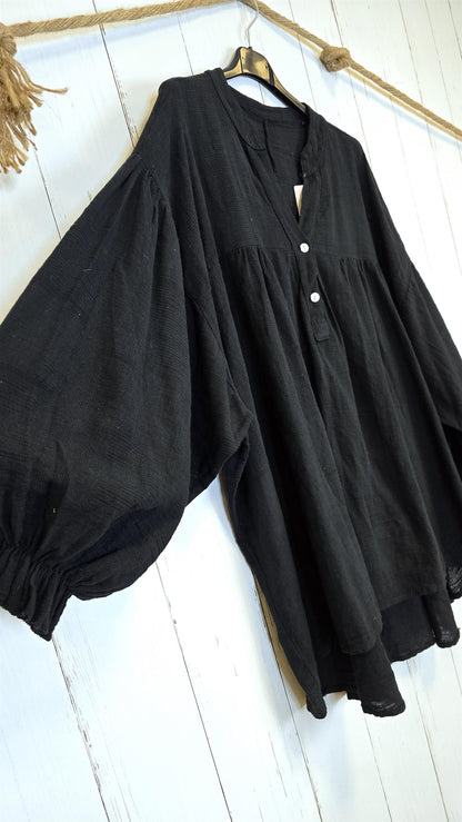 Rikke bluse svart