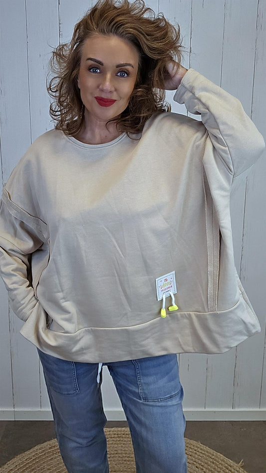Disa genser beige