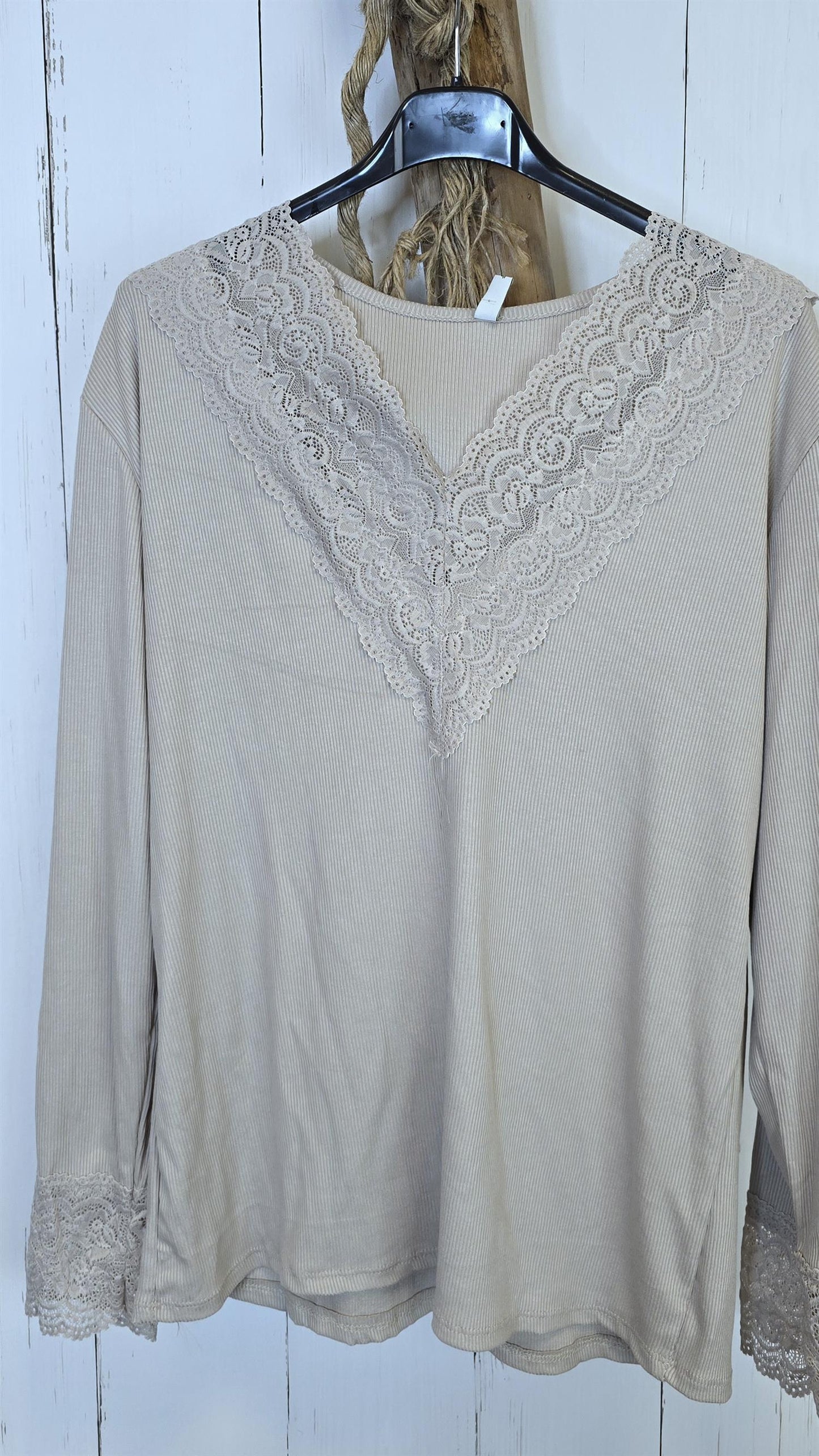 Alva Blondetopp beige