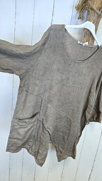 Eline lintopp taupe