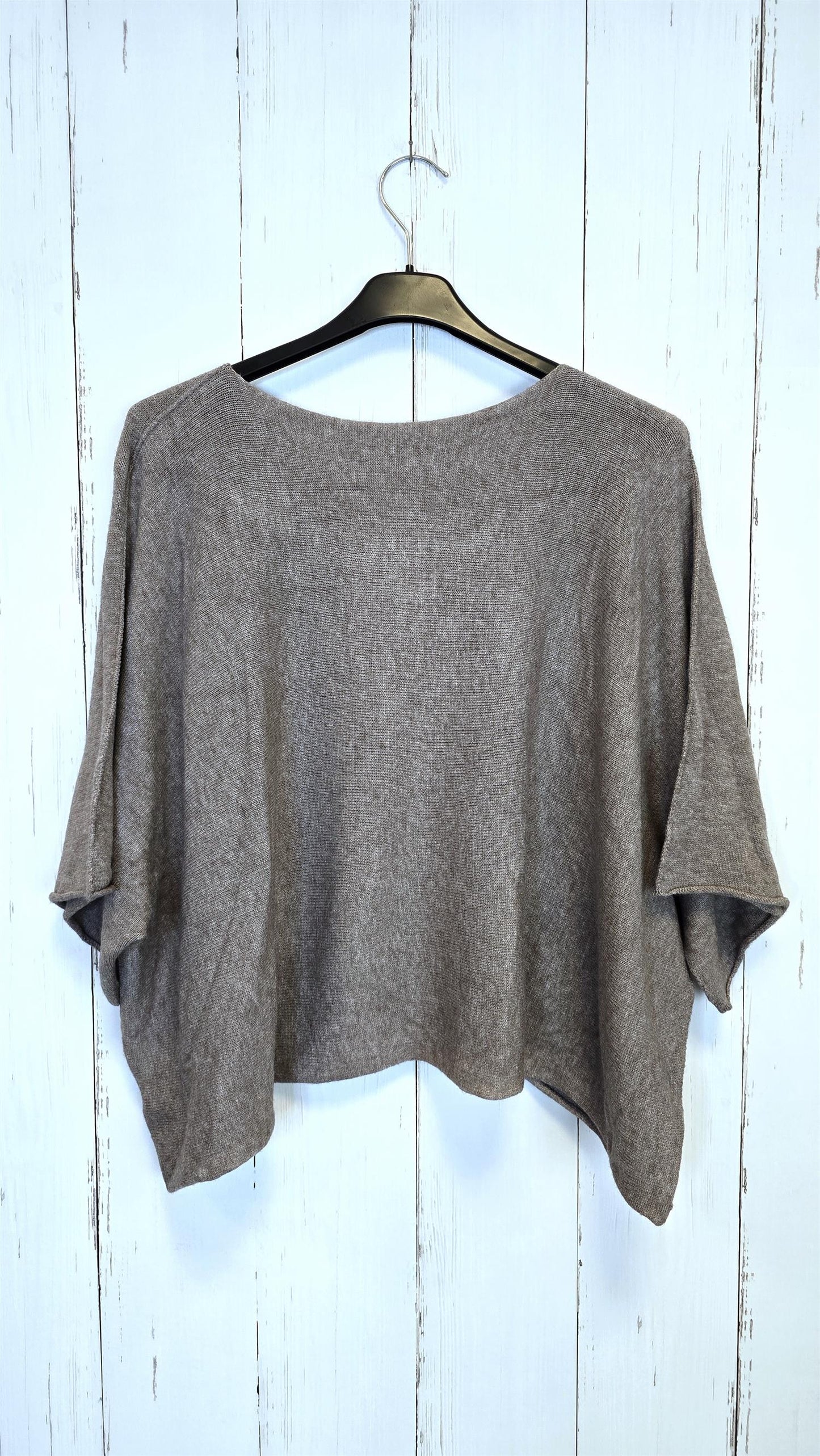 Luna genser topp taupe