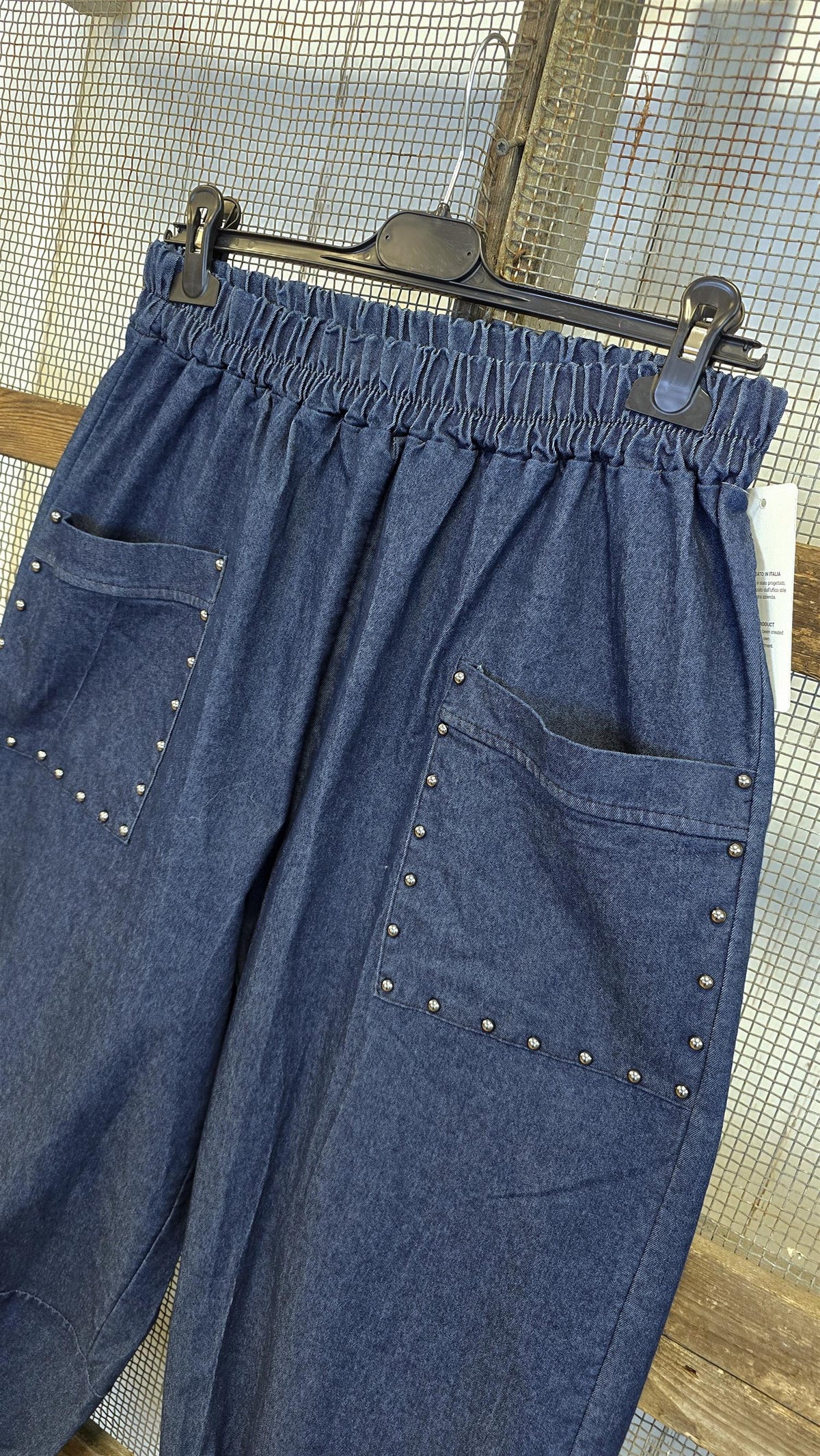Vigdis tullipan mørkeblå denimlook