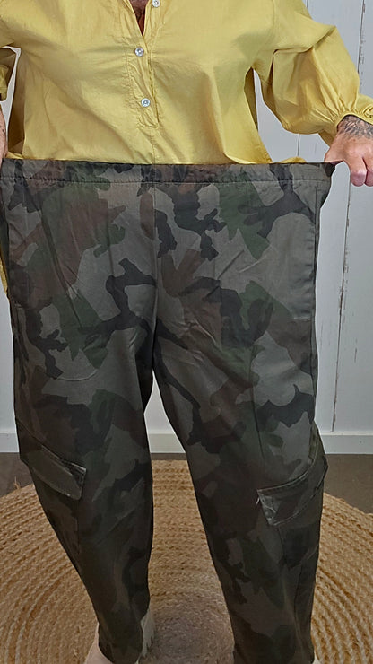 Isla camo cargobukse