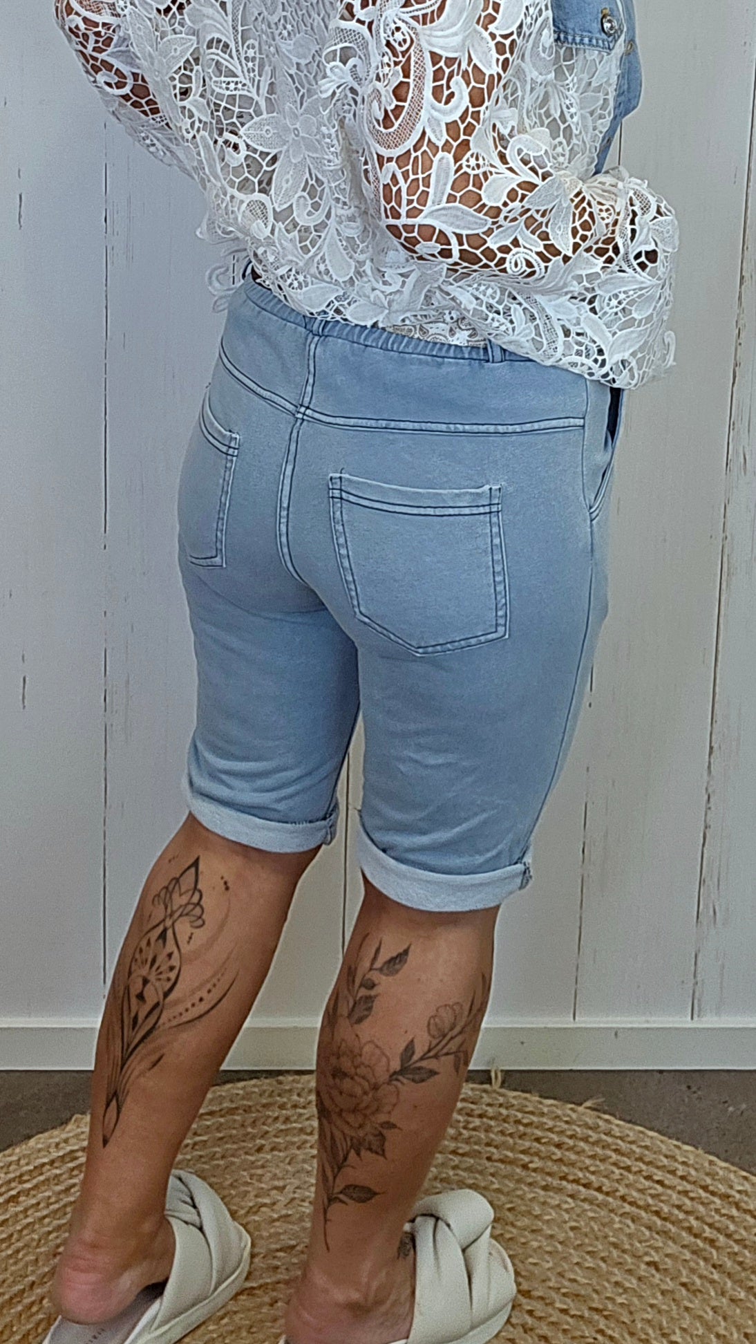 Joggershorts med belte