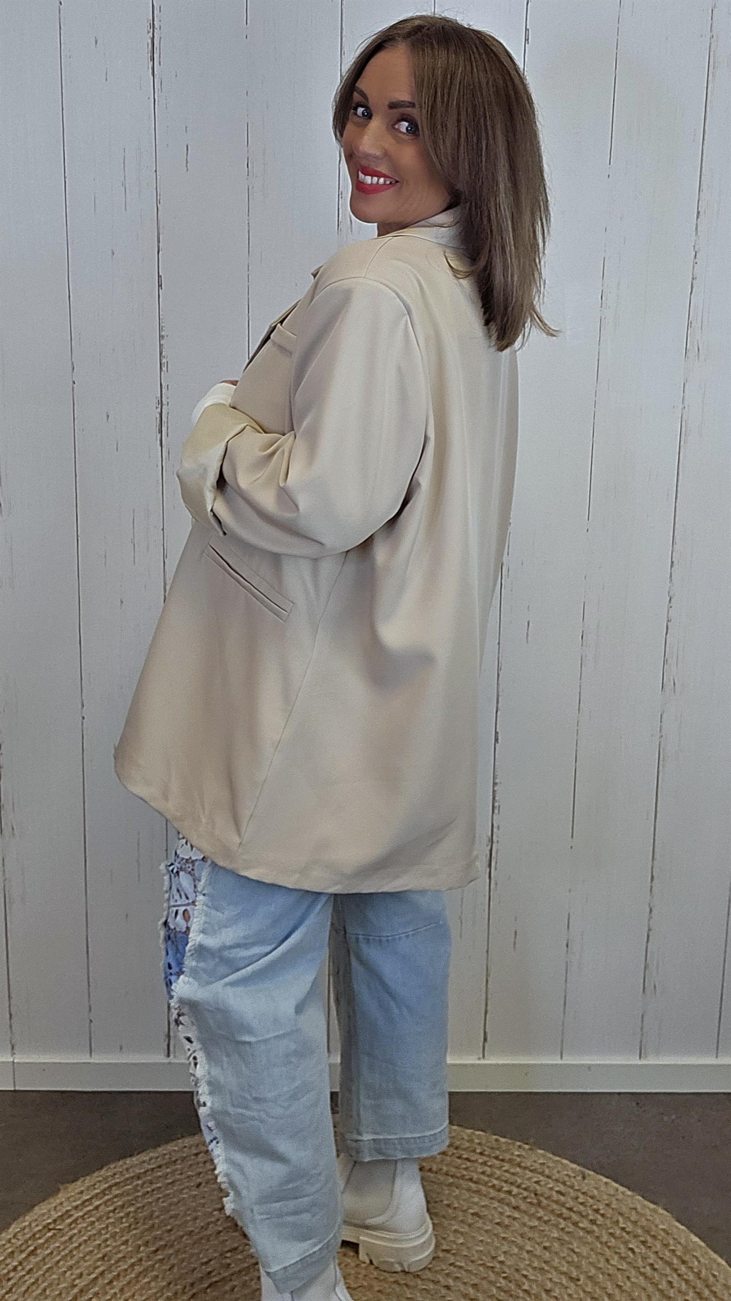 Tina blazer beige