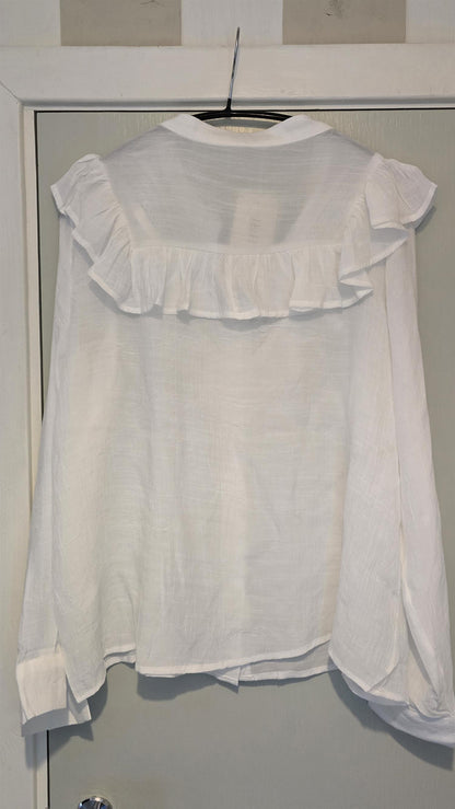 Amelia skjortebluse hvit
