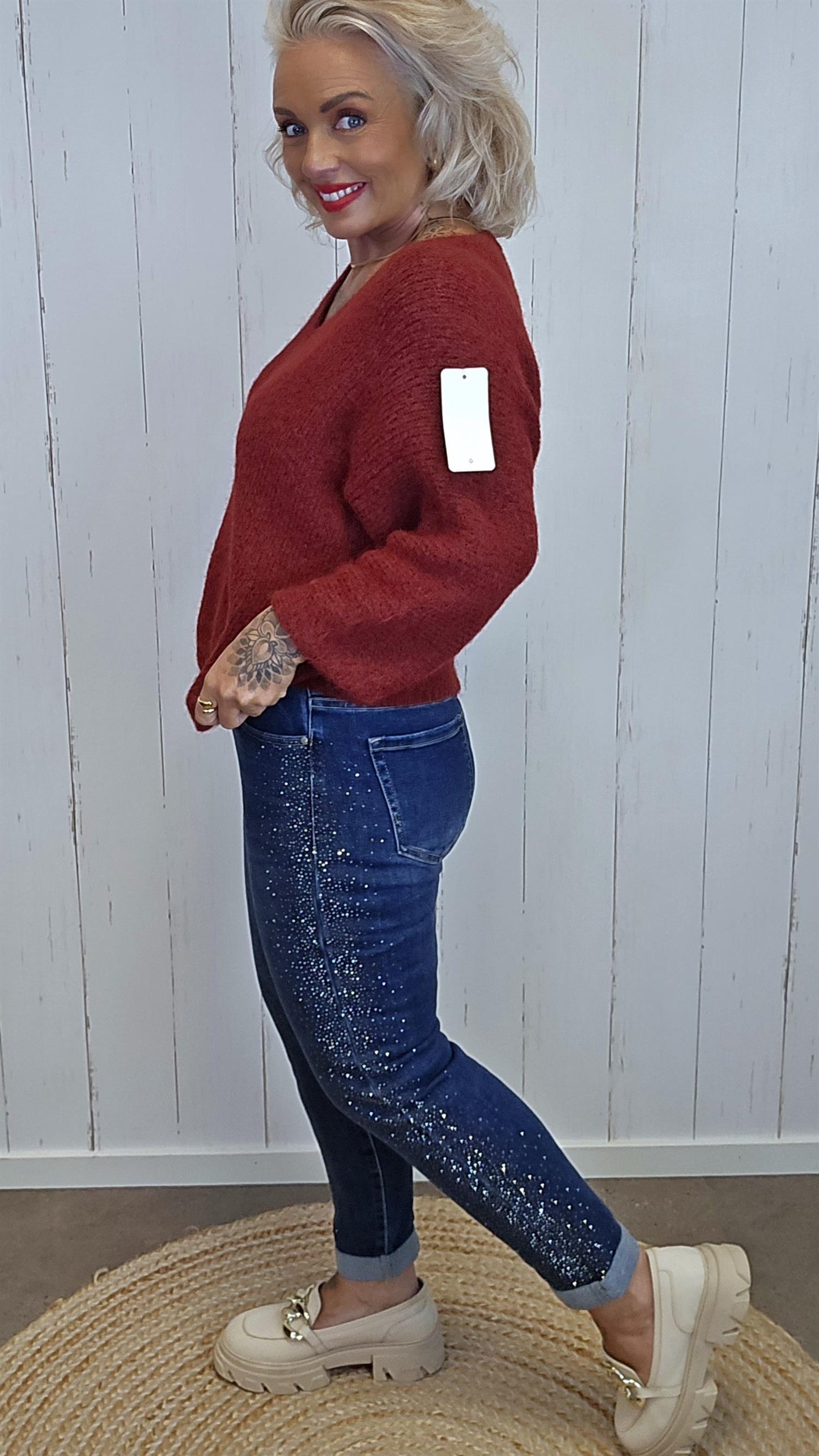 Mabel jeans med bling