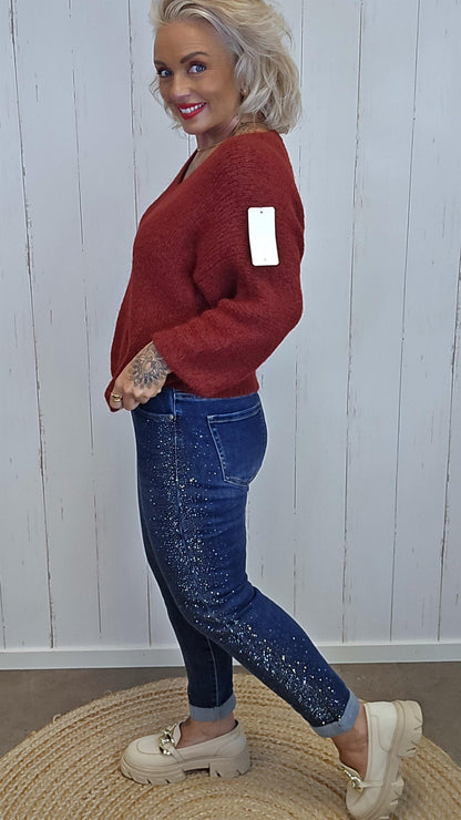 Mabel jeans med bling