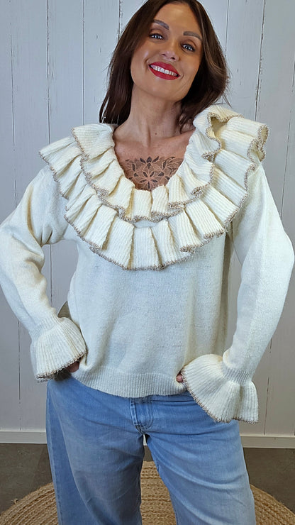 Zelda genser med volanger