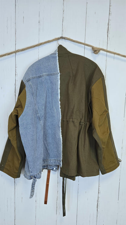 Gloria jakke grønn denim