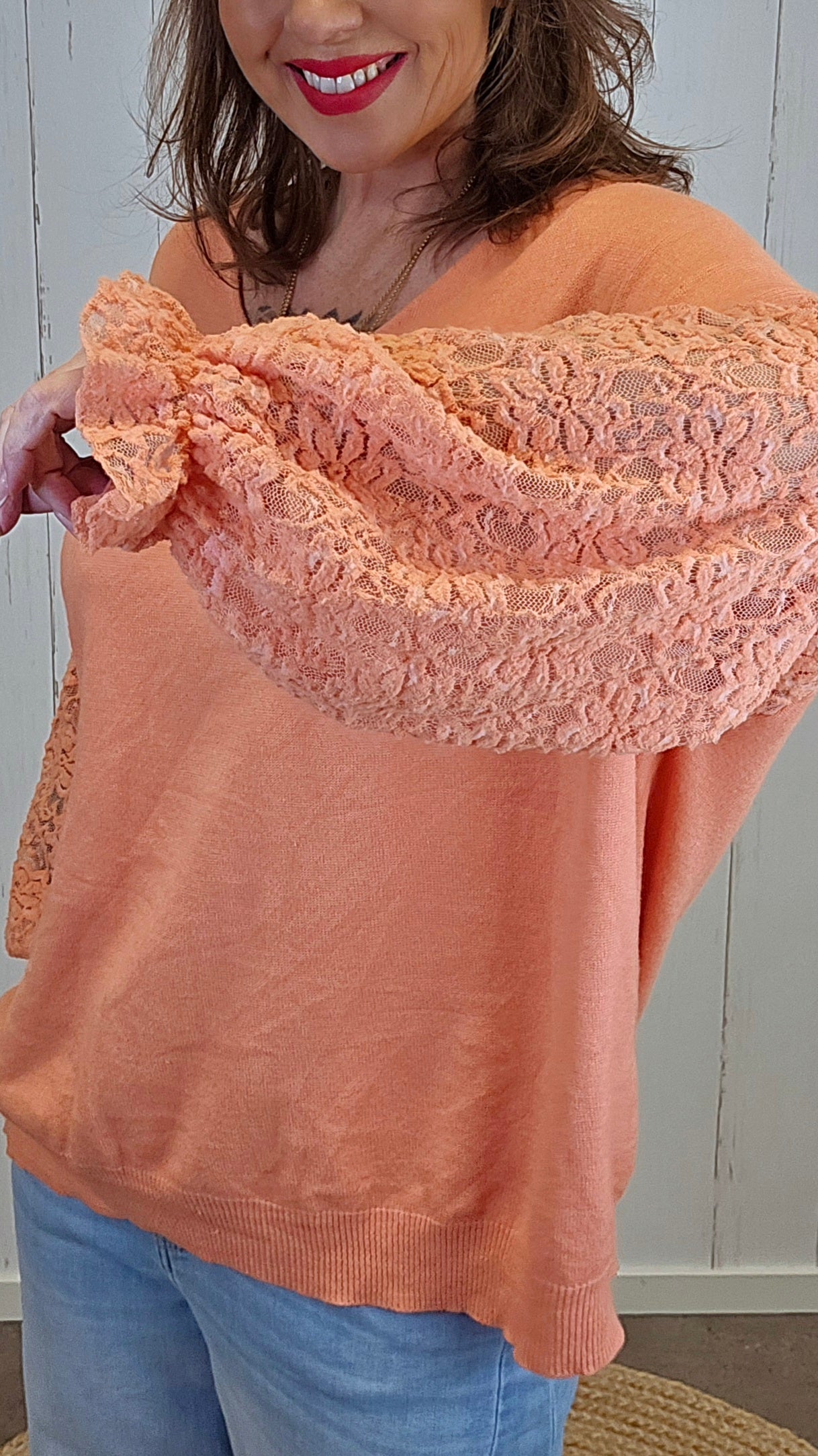 Sofia genser oransje