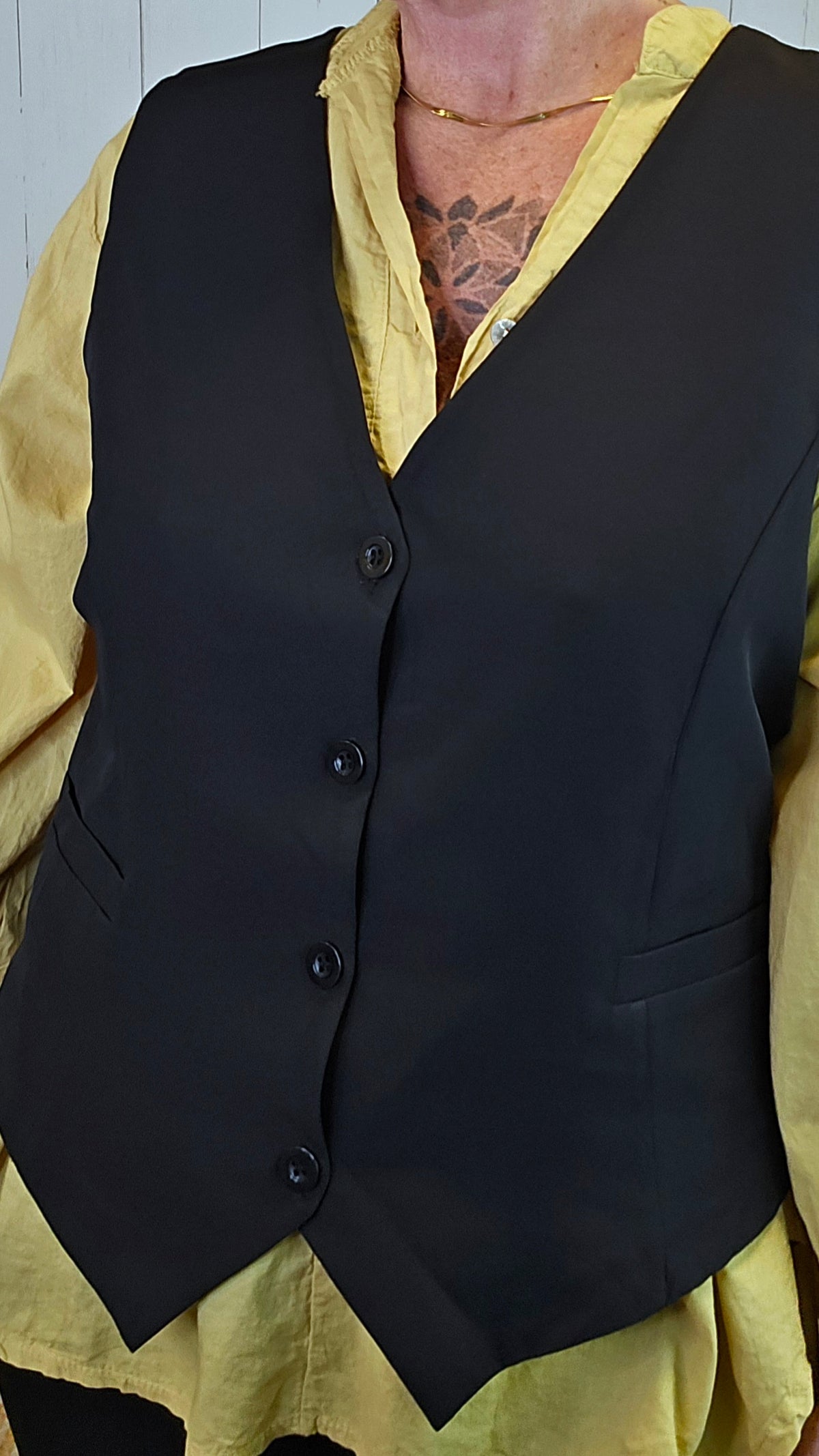 Wilma dressvest med V-hals