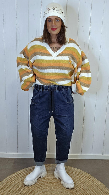 Dina jeans med strikk