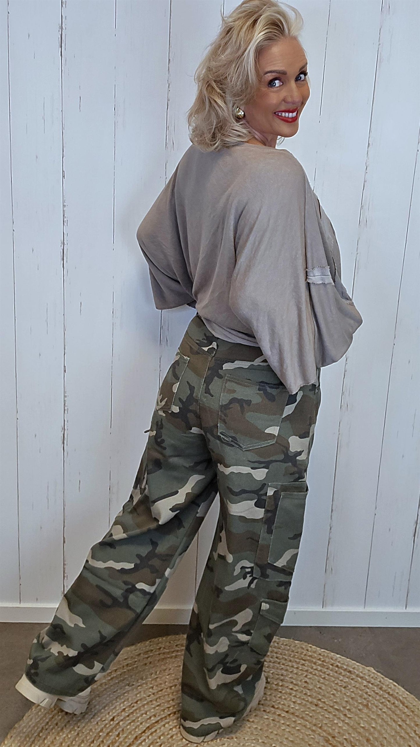 Camo barrel bukse