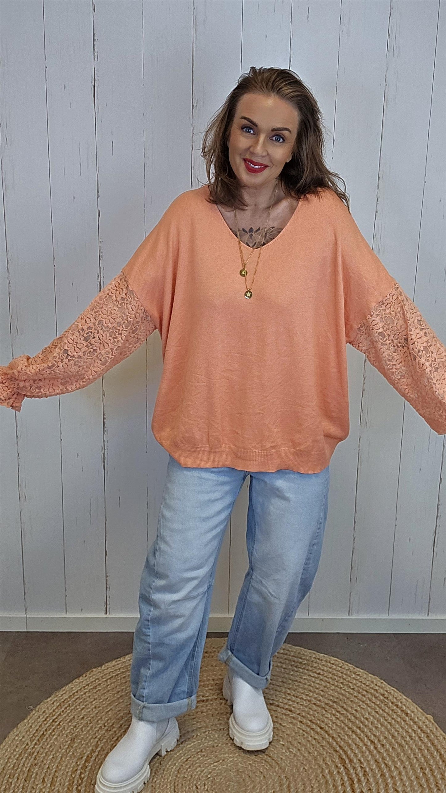 Sofia genser oransje