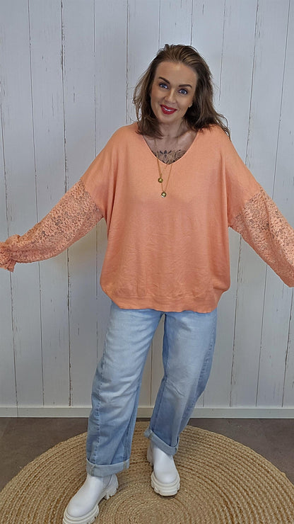 Sofia genser oransje