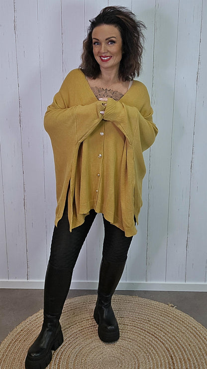Enya cardigan mustard