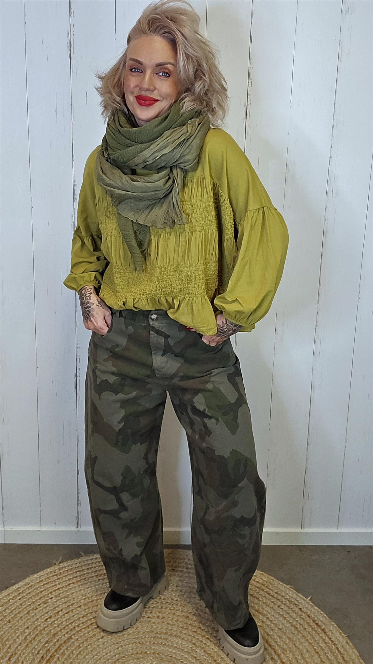 Wild Balo bukse grønn camo
