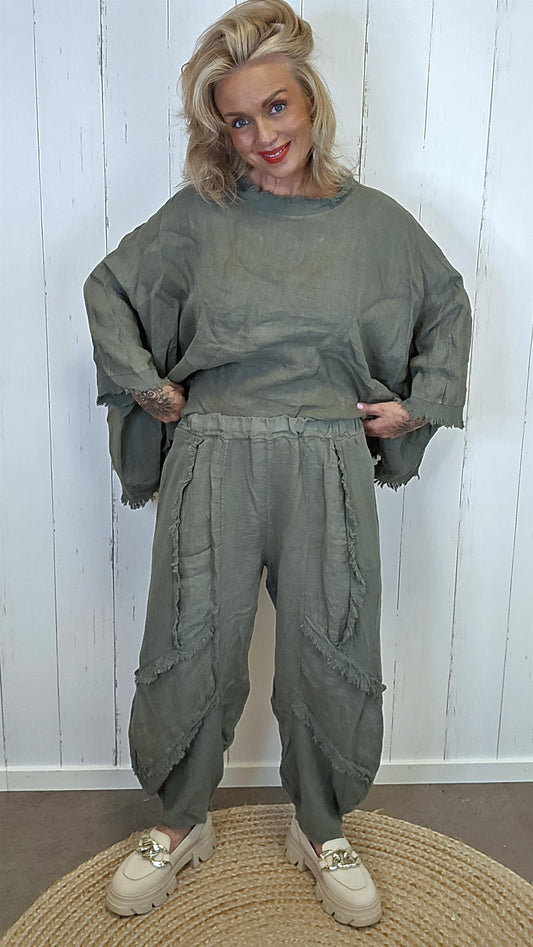 Tamara baggy bukse kaki
