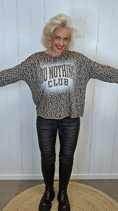 Do Nothing Club leo topp Taupe