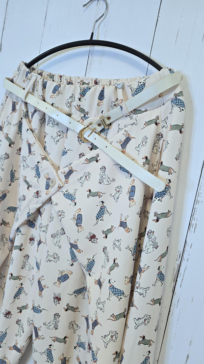 Sofie wrap bukse med hunder