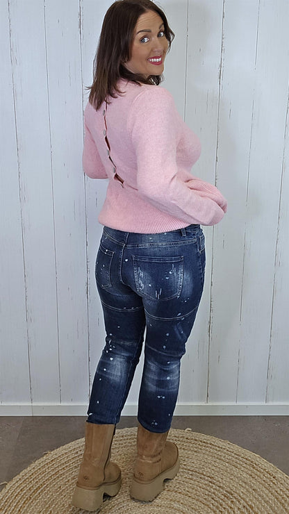 Nova Patch Jeans Blå