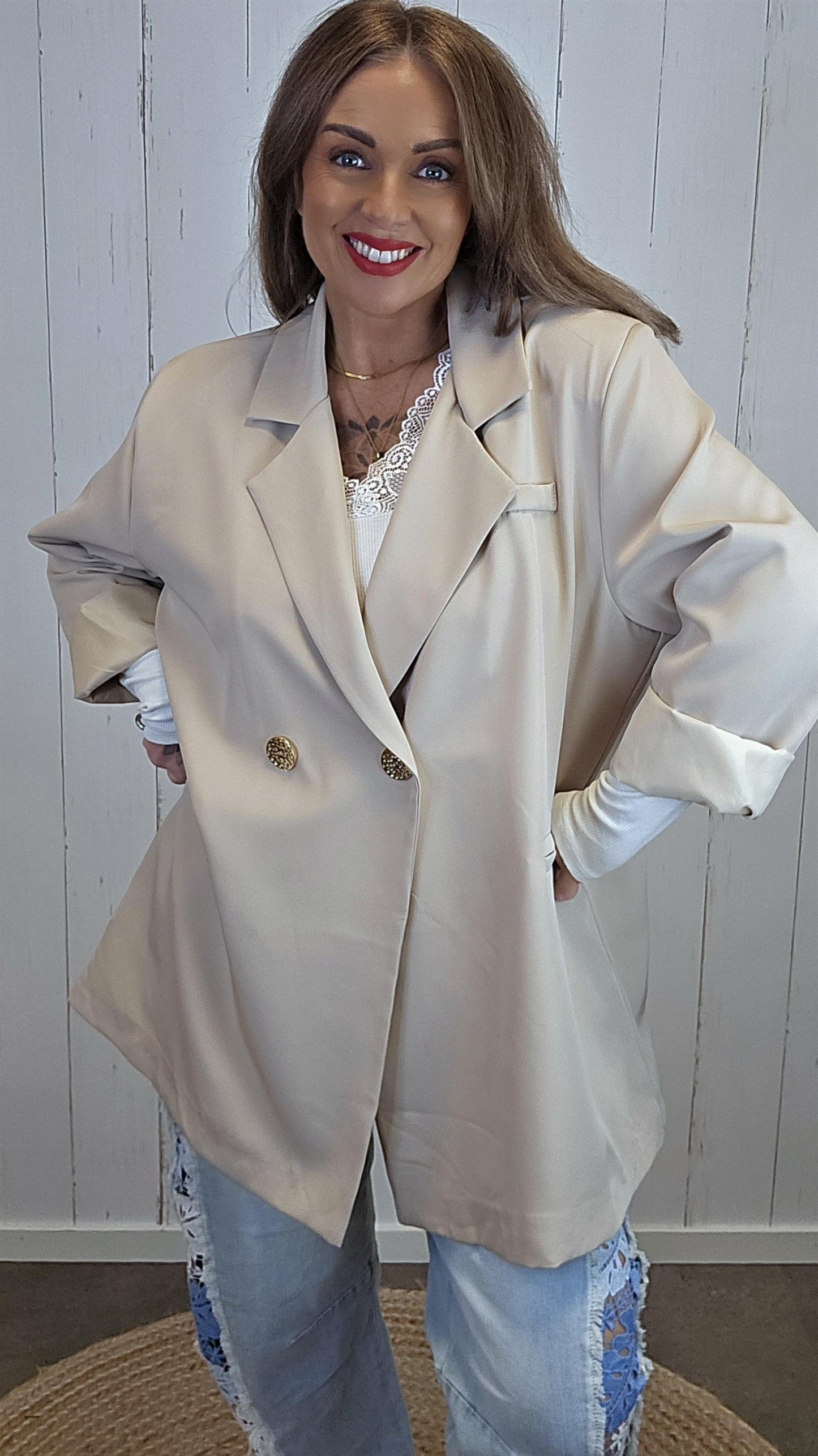 Tina blazer beige