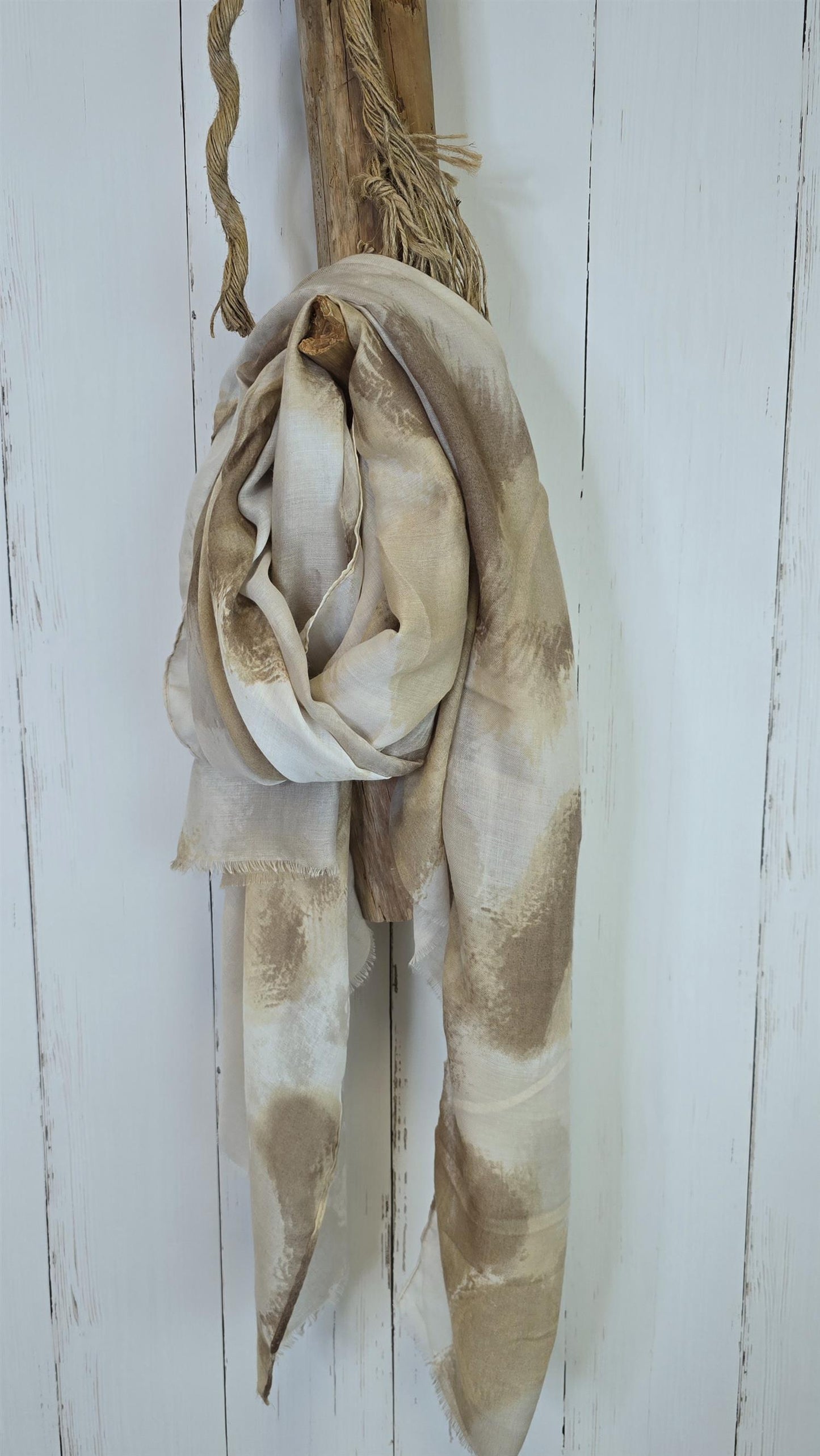 Aurora skjerf beige