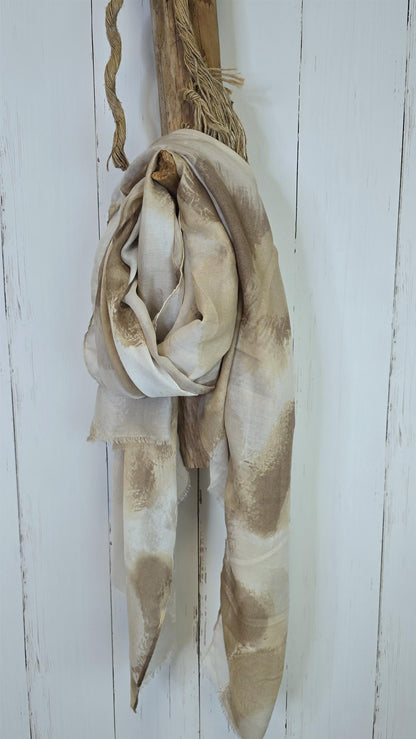 Aurora skjerf beige