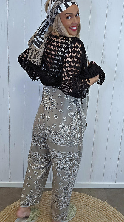 Frida jumpsuit taupe