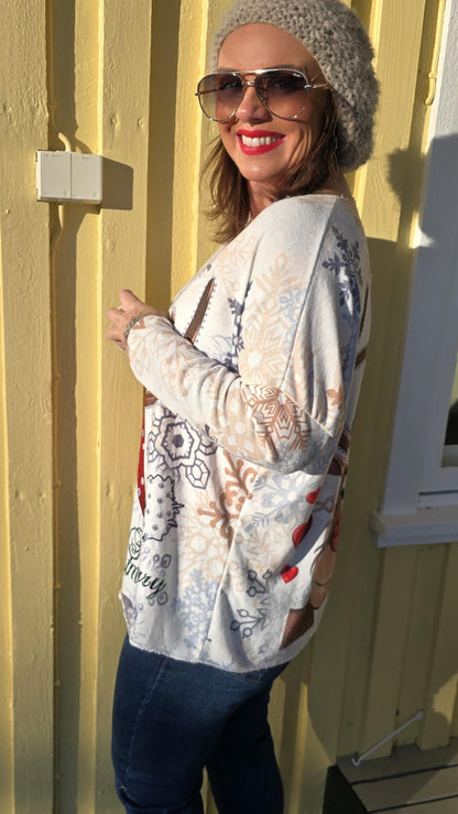 Reinsdyr Julegenser Hvit