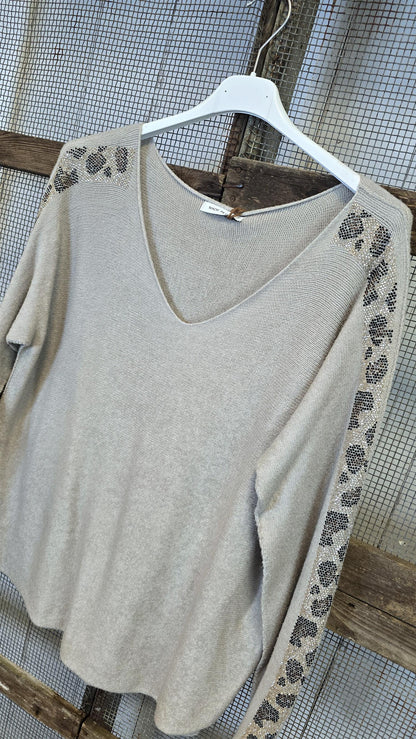 Evelina Genser lys taupe