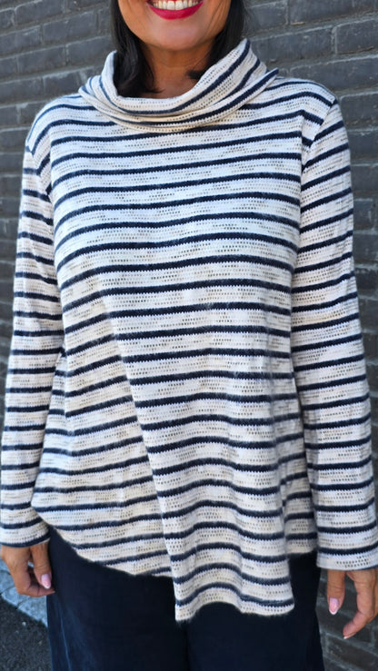 Annie turtleneck genser navy