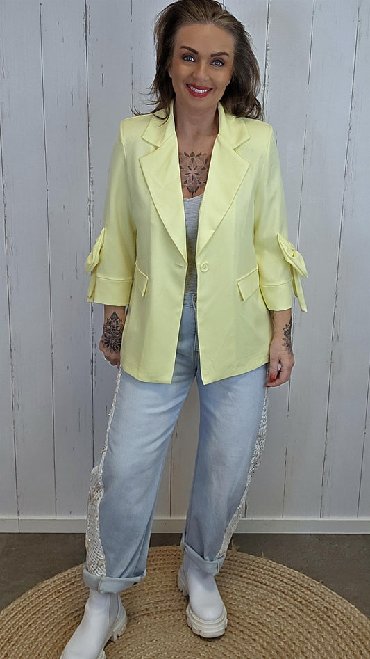 Selma blazer gul