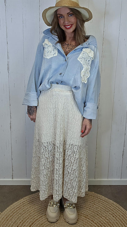 Hanna skjørt beige