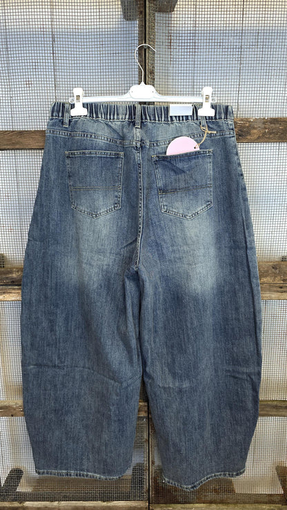 Elodie plus size barrel-jeans