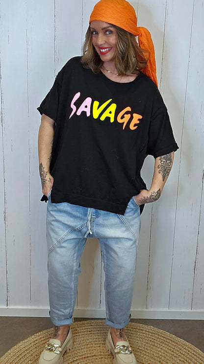 Savege t-skjorte svart